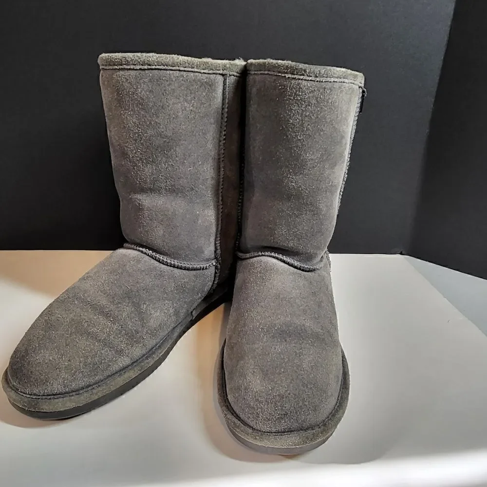 Bearpaw Gray Short Wintet Boots